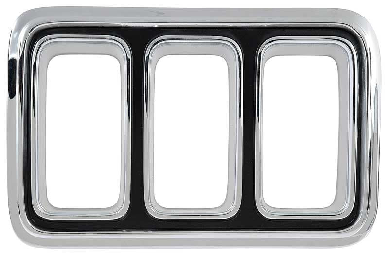 Tail Light Bezel Chrome LH Fits 1970 Ford Mustang