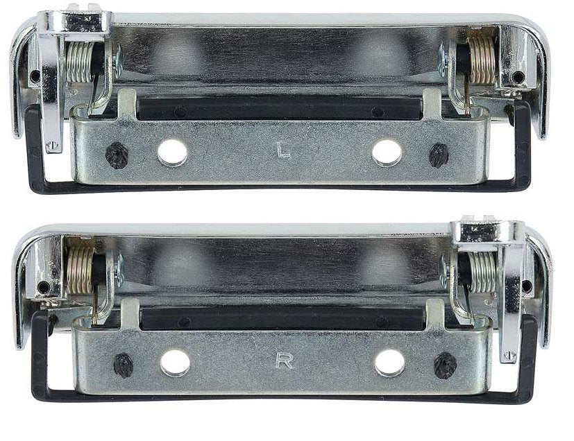 Die-Cast Chrome Outer Door Handles For 1983-1988 Ford Thunderbird; Pair