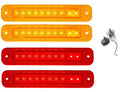 Super Bright LED Side Marker Light Set For 1978-1979 Ford Bronco Models
