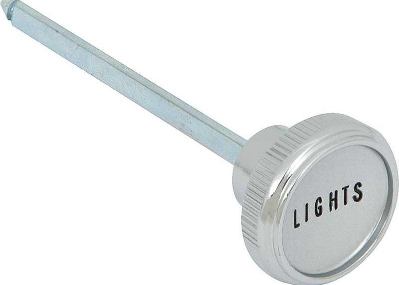 Chrome Headlamp Switch Knob and Bezel For 1966-1967 Dodge Charger and Coronet