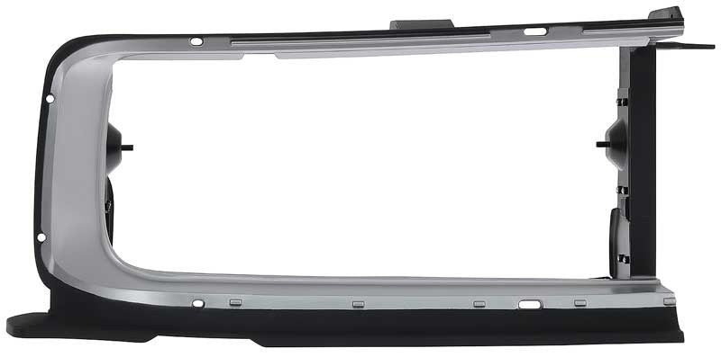 Grill Extension Bezel with Brackets Silver RH Fits 1968-1969 Charger