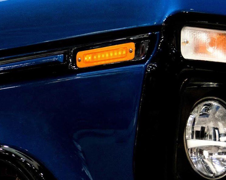 LED Side Marker Lights For 1978-1979 Ford Bronco; Pair