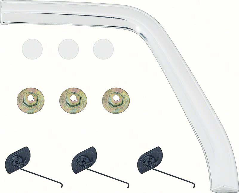 Rear Quarter Extension Molding RH w/ Hardware Fits 1971-1974 Challenger