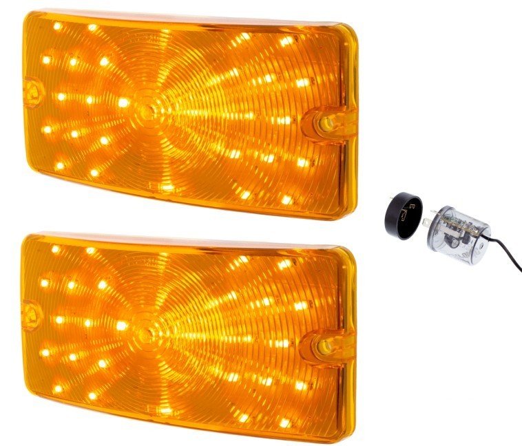 Super Bright 35 LED Parking and Turn Signal Light Set For 1969-1977 Ford Bronco