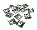 Front Windshield and Rear Window Molding Clip Set For 1964-1968 Ford Mustang
