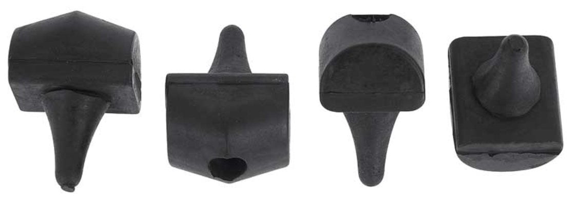 Fender To Hood Bumper Set For 1957-1960 Ford Thunderbird; 4 Piece