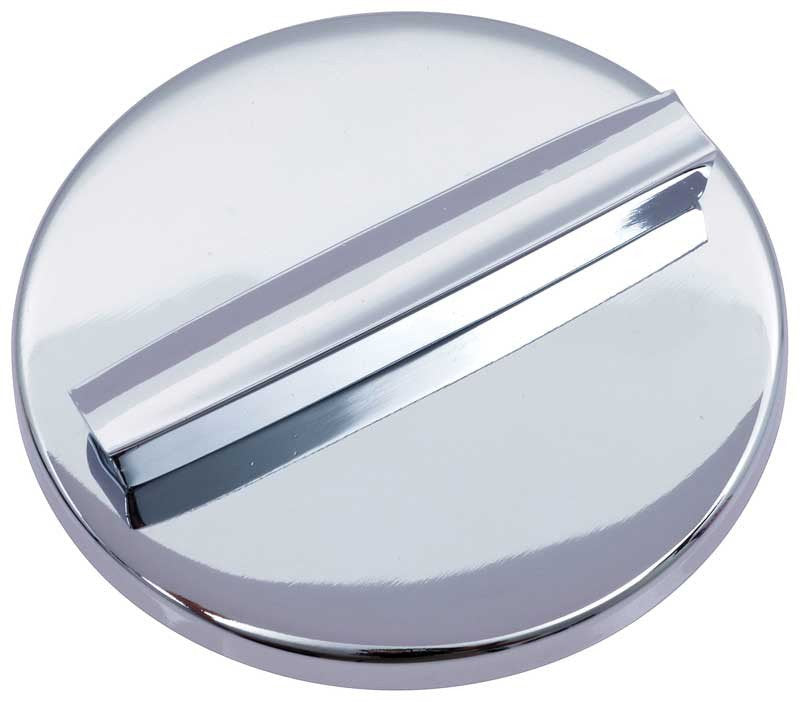 Fuel Tank Cap Chrome Non-Vented Fits 1960-1972 Mopar A-Body, 1963-1964 B-Body