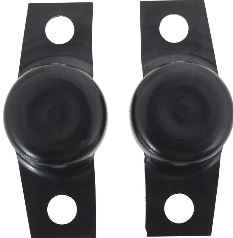 Black Tailgate Pivot Hinge Set For 1966-1977 Ford Bronco