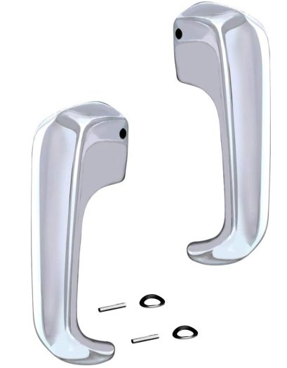 Chrome Vent Window Handles For 1968-1977 Ford Bronco 1968 Ford Mustang & Cougar