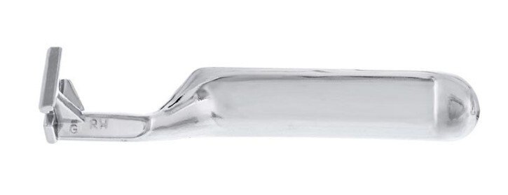 Chrome Die-Cast Interior Door Handle For 1980-1986 Ford Bronco; Passenger Side