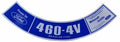460-4V Regular Fuel Air Cleaner Decal For 1968-1978 Lincoln Continental