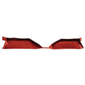 Kick Panel Fits 1965-1968 Mustang Convertible Loop Kick Panel Carpet - Red