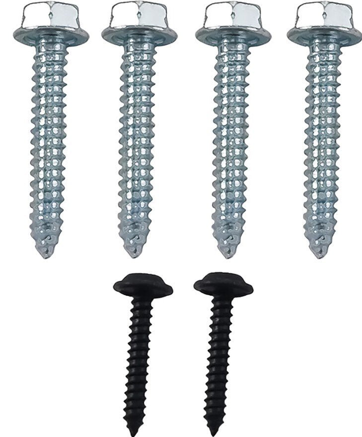 Armrest Mounting Screws For 1981-1986 Ford Mustang; 6 Pieces