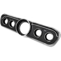 GT Dash Gauge Bezel Black Fits 1965 Ford Mustang