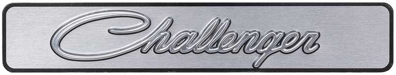 Adhesive Backed Dash Emblem For 1971-1974 Dodge Challenger Models