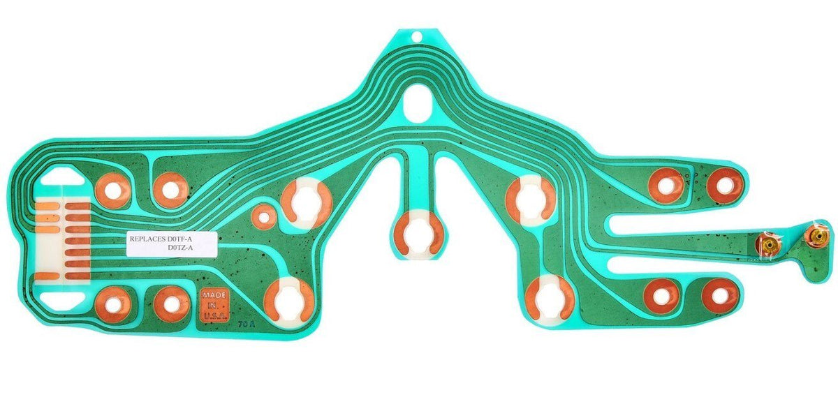 Instrument Panel Printed Circuit For 1970 Ford F100 F250 and Bronco With Gauges