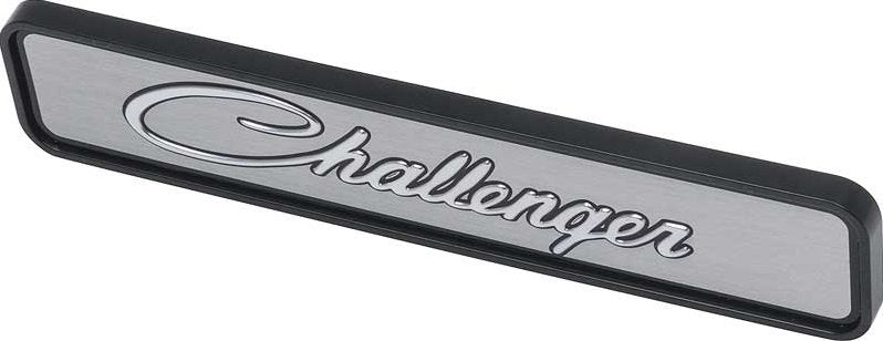 Two-Pin Dash Emblem Assembly With Bezel For 1971-1974 Dodge Challenger