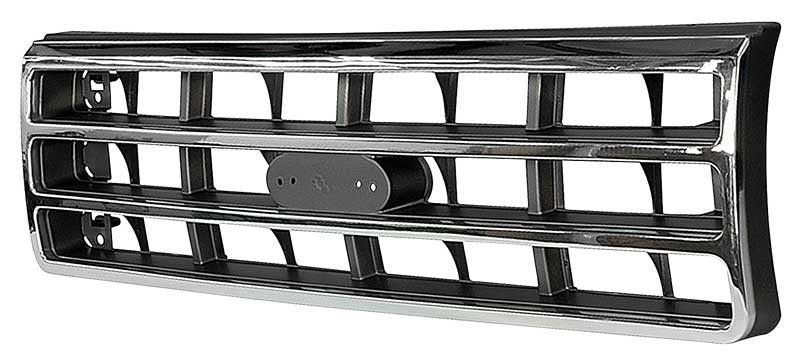 Grill Assembly W/O Emblem /Dark Fits 1987-1991 Ford F-150, F-250, F-350, Bronco