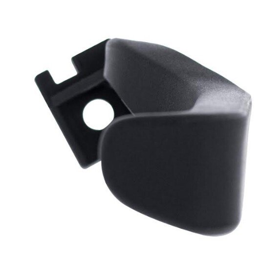 Black Interior Door Handle For 1987-1996 Ford Bronco; Driver Side