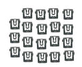 Rear Window Molding Clip Set For 1964-1968 Ford Mustang Coupe
