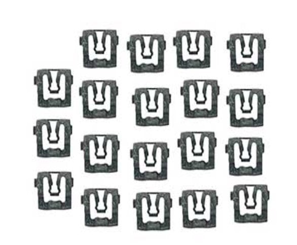 Rear Window Molding Clip Set For 1964-1968 Ford Mustang Coupe