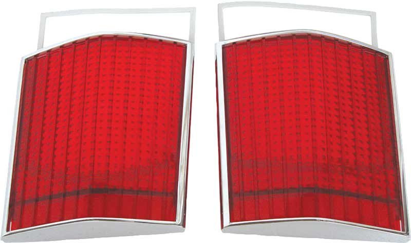 Tail Light Lens with Gaskets Pair Fits 1967 Dodge Dart