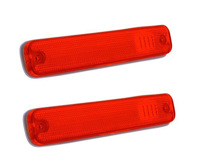 Side Marker Lamp Lens Set For 1973-1979 Ford F100 F150 F250 F350 Trucks