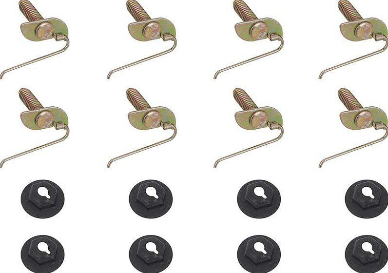 16 Piece Hood Lip Molding Hardware Set For 1965-1967 Dodge Coronet