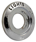 Die-Cast Headlight Switch Bezel For 1967-1968 Ford Mustang Mercury Cougar