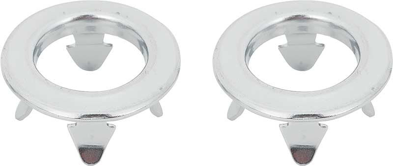 Door Lock Knob Ferrules Pair Fits 1968-1970 Mopar B Body