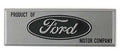 Black Door Sill Plate Decal For 1964-1966 Ford Mustang Falcon Bronco