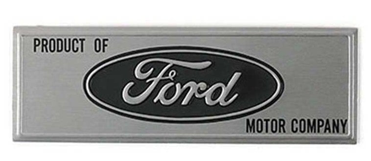 Black Door Sill Plate Decal For 1964-1966 Ford Mustang Falcon Bronco