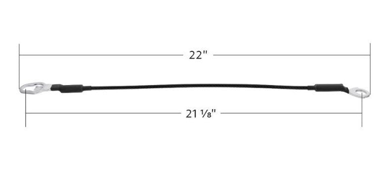 Tailgate Cables For 1983-1997 Ford F100 F150 F250 F350; Pair