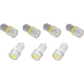 Gauge Cluster LED Bulb Kit With Round 140mph Speedo 7 Fits 1965-1966 Mustang