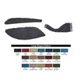 Console Carpet Set Fits 1966-1970 Mopar B-Body With Manual Trans Dark Olive Loop