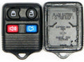 Black 4 Button Remote Key Fob Case For 1999-2009 Ford Mustang