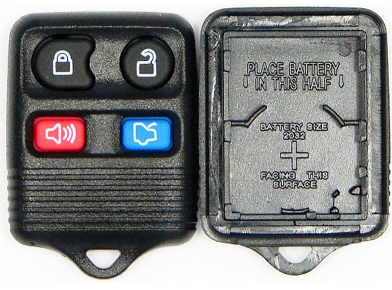 Black 4 Button Remote Key Fob Case For 1999-2009 Ford Mustang