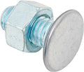 7/16-14 X 1 Bolt With Hex Nut Zinc Plated With 29/32 Flat Stainless Cap
