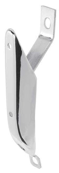 Rear Bumper Guard Chrome for use with Rubber Pad Fits 1967-1968 Mustang