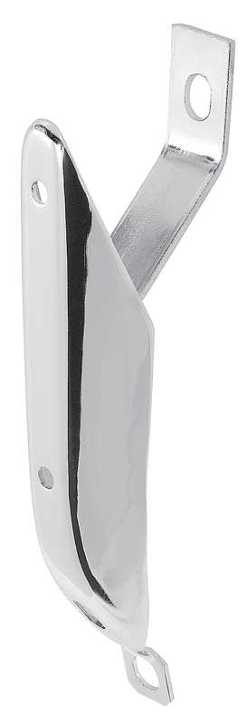 Rear Bumper Guard Chrome for use with Rubber Pad Fits 1967-1968 Mustang