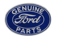 Reproduction Peel and Stick Oval White and Blue Ford Decal 3" X 2-1/8"