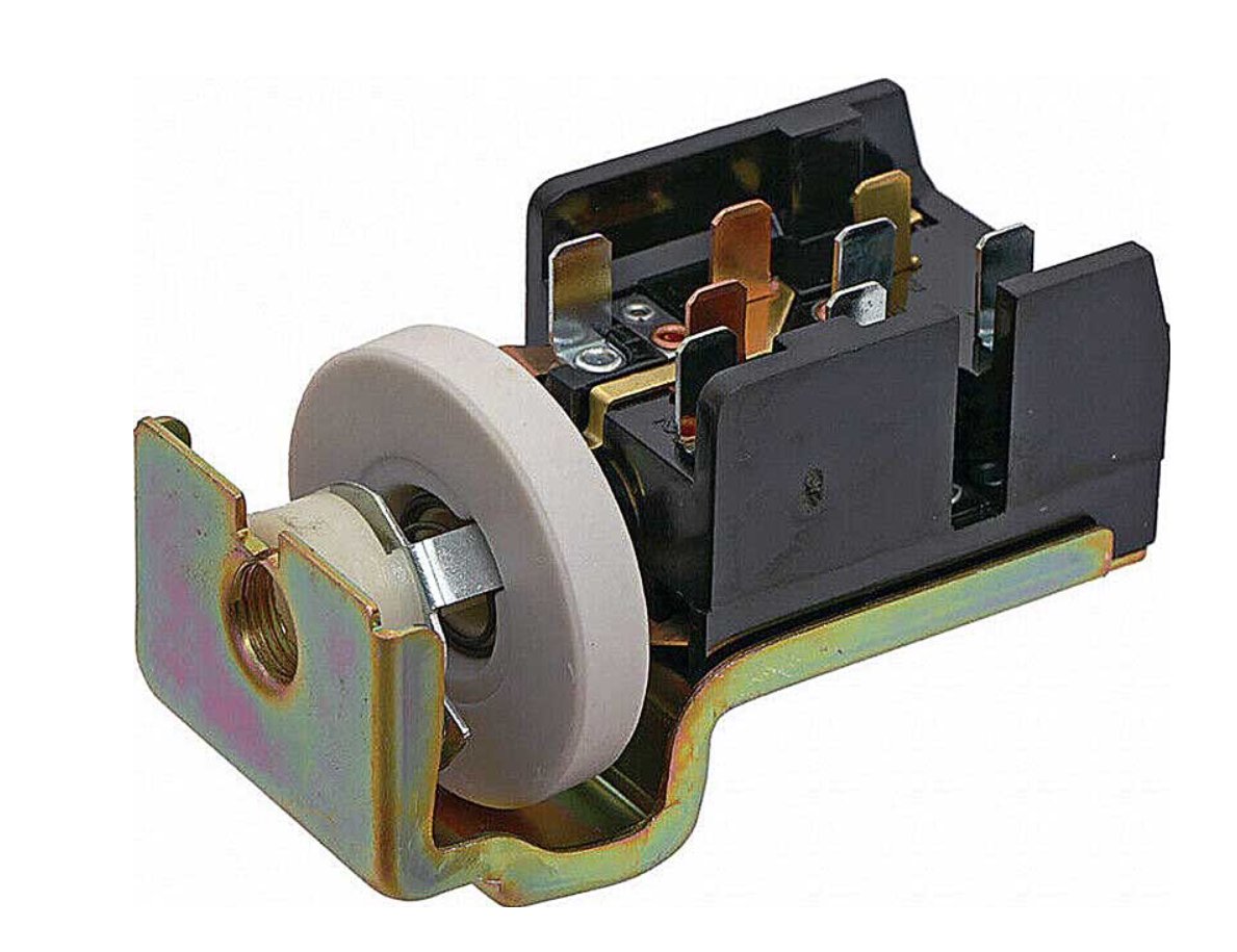 Headlight Switch With Bracket For 1966-1970 Ford Falcon and 1971-73 Ford Mustang