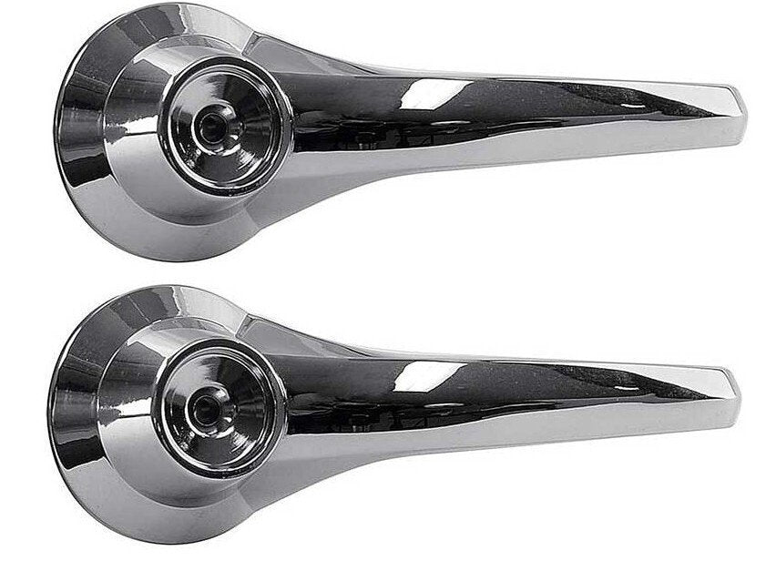 Chrome Interior Door Handle For 1967 Ford F100 F250 F350; Pair