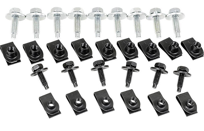 Front Grille Hardware Kit For 1973-1977 Ford F100 F150 F250 F350 F-Series