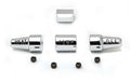 Chrome Plated Heater Control Knob Set For 1964-1966 Ford Mustang