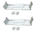 Side Marker Lamp Retainer Bracket Pair For 1969 Plymouth Road Runner & Satellite