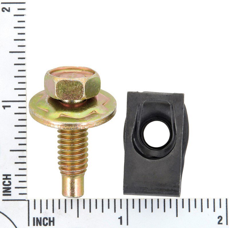 Headlamp Bucket To Radiator Support Hardware Kit For 1973-77 Ford F100 F250 F350