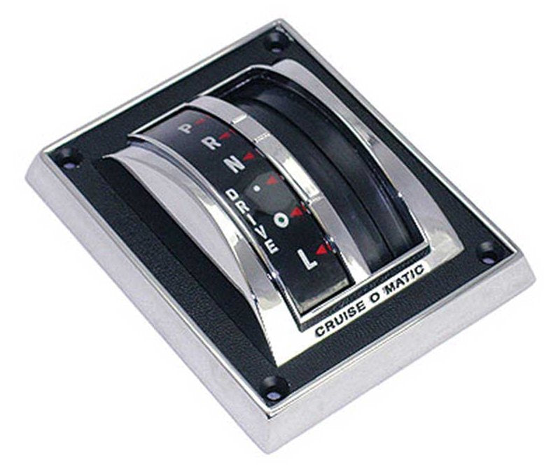 Floor Shifter Selector Bezel For 1964-1966 Ford Mustang; Without Console