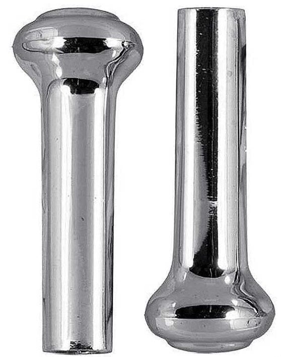 Chrome Door Lock Knob With Round Head For 1968-73 Ford Mustang Bronco Fairlane