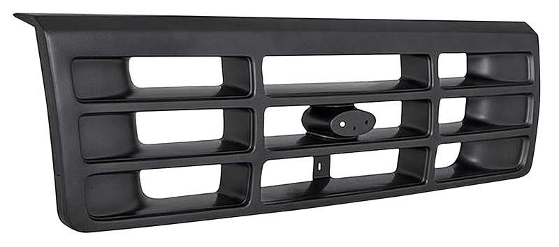 Grill Without Emblem Dark Gray Fits 1992-1996 Ford F-150/F-250/F-350, Bronco